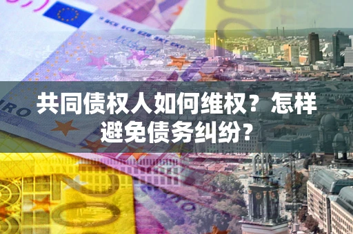 武汉共同债权人如何维权？怎样避免债务纠纷？